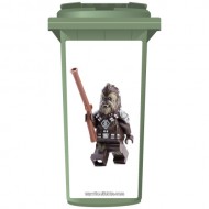 Lego Chewbacca Wheelie Bin Sticker Panel